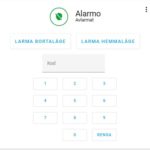 Larmpanel i Home Assistant