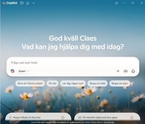 Bild på Copilot i Windows 11