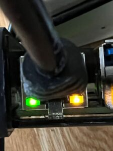 LED på ethernet port
