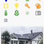 Bild på min Home Assistant Dashboard på mobilen via Home Assistant Companion appen