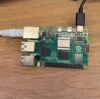 Raspberry Pi 5 med Ethernet och USB-C kabel