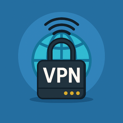 Bild som symboliserar VPN som är skapad av CoPilot
