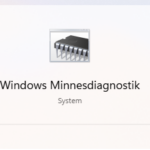 Bild på Windows 11 Minnesdiagnostik