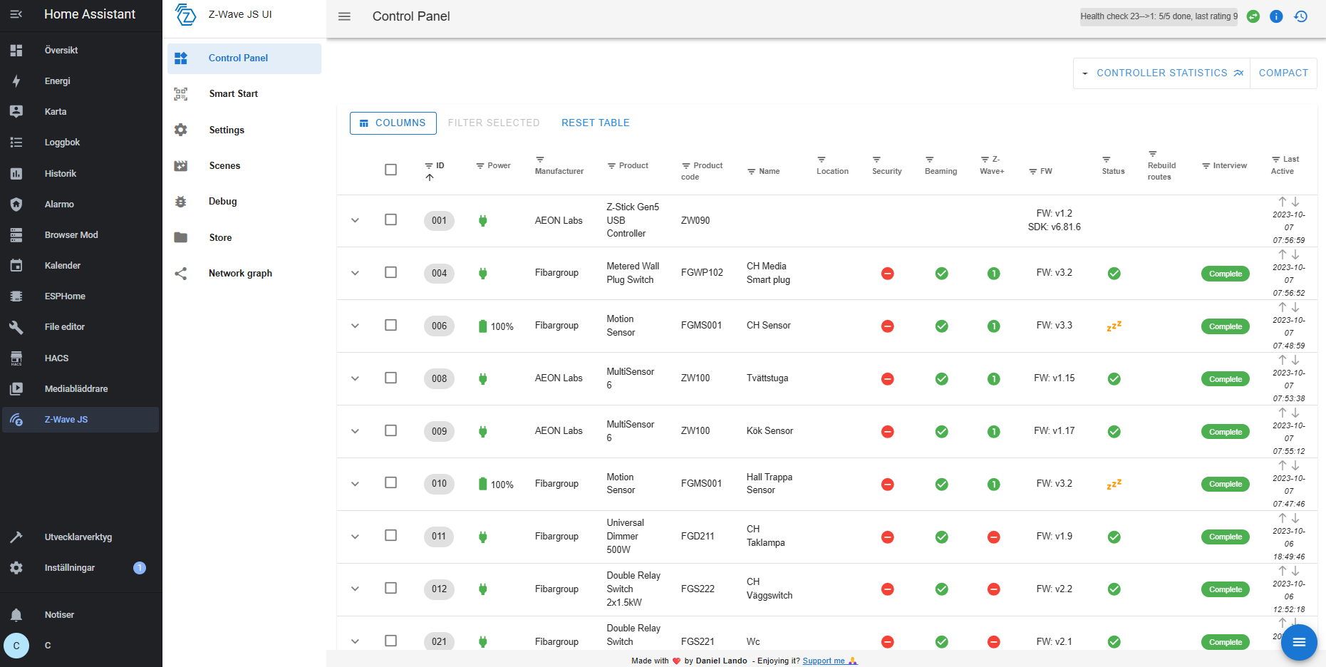 Z-wave JS UI Home Assistant