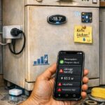 Diskmaskin med energimätning via smart plug och läckagesensor kopplad till Home Assistant.