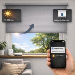 Smart rullgardin från IKEA som går ner automatiskt vid starkt solljus